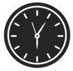 Icône d'horloge
